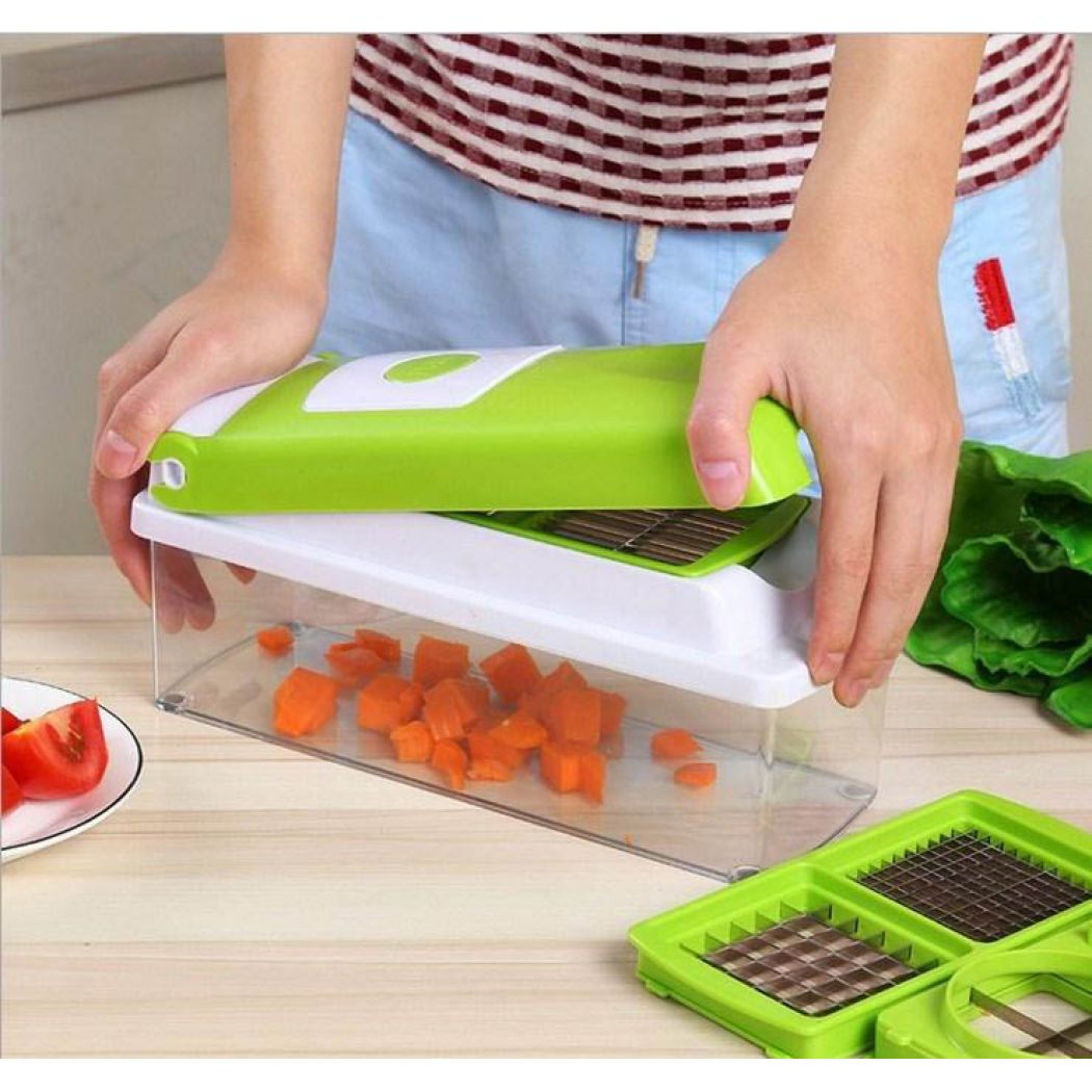Deal of 2 Swifty Knife Sharpner And Nicer Dicer Plus Green